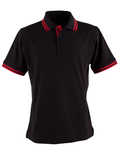 Picture of Winning Spirit, Mens Truedry Contrast S/S Polo